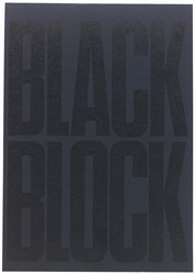Exacompta carnet de notesen, ft 29,7 x 21 cm, Black, papier jaune, 70 feuille, quadrillé Q5