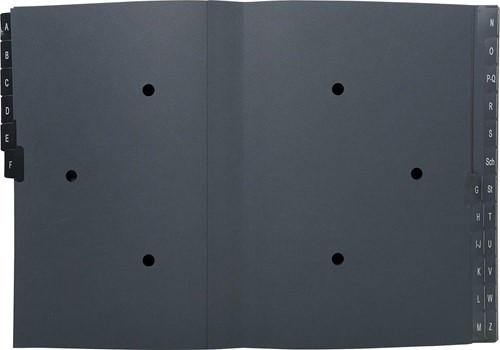 Exacompta trieur Ordonator 24 compartiments avec onglets A-Z, noir-2
