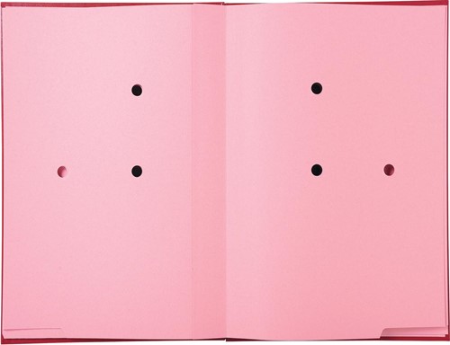 Exacompta signataire pour ft 24 x 35 cm, en carton couverte avec pvc, 20 compartiments, rouge-3