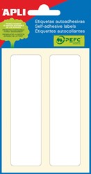 Apli étiquettes blanches ft 38 x 102 mm (l x h), 12 pièces, 2 par feuille (2685)
