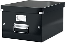 Leitz WOW boîte de rangement Click & Store, ft A4, noir