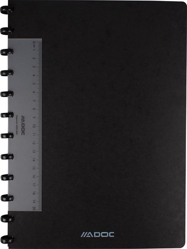 Adoc Classic cahier, ft A4, 144 pages, quadrillé commercial, couleurs assorties-2
