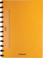 Adoc Classic cahier, ft A4, 144 pages, quadrillé commercial, couleurs assorties-1