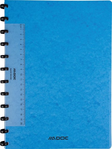 Adoc Classic cahier, ft A4, 144 pages, quadrillé commercial, couleurs assorties-2