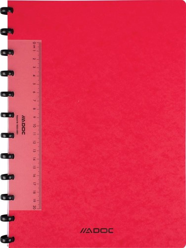 Adoc Classic cahier, ft A4, 144 pages, quadrillé commercial, couleurs assorties-3