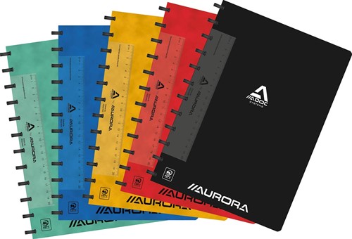 Adoc Classic cahier, ft A4, 144 pages, quadrillé 5 mm, couleurs assorties