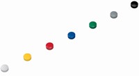 Maul Aimant Solid, 15 mm, 150 gr, boîte de 10 pièces, assorties-2
