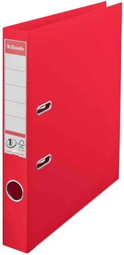 Esselte Classeur à levier Power N° 1 Vivida, ft A4, dos de 5 cm, rouge
