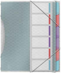 Esselte Colour'Breeze trieur, PP, ft A4, 6 compartiments, assorti