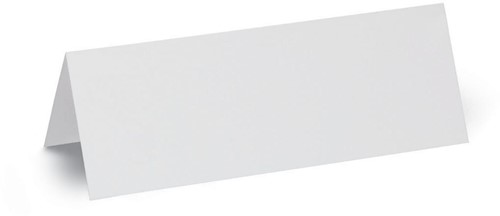 MAUL cartes de nom, ft 21 x 7,5cm, blanc, paquet de 100 pièces