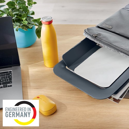 Leitz Ergo cosy support pour ordinateur portable, 80% de plastique recyclé, gris-6