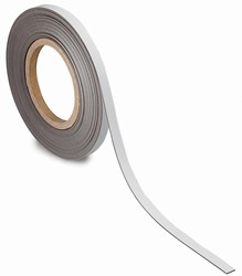 MAUL Bande de marquage magnétique 10mtx10mm, blanc