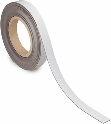 Maul Bande de marquage magnétique 10mtx20mm, blanc