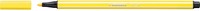 STABILO Pen 68 feutre, jaune citron