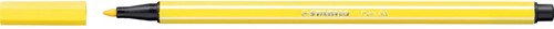 STABILO Pen 68 feutre, jaune citron
