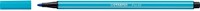 STABILO Pen 68 feutre, bleu clair