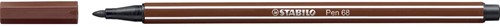 STABILO Pen 68 feutre, brun