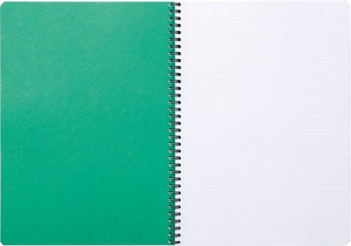 Clairefontaine FOREVER cahier spirale, recyclé, A4, 90g, 120 pages, ligné, couleurs assorties-2