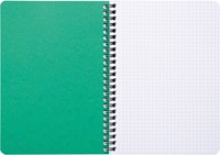 Clairefontaine FOREVER cahier spirale, recyclé, A5, 90g, 120 pages, quadrillé 5 mm, assorties-2