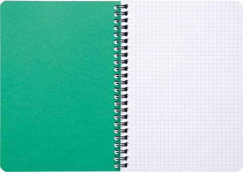 Clairefontaine FOREVER cahier spirale, recyclé, A5, 90g, 120 pages, quadrillé 5 mm, assorties-2