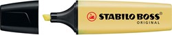 STABILO BOSS ORIGINAL Pastel surligneur, milky yellow (jaune pastel)