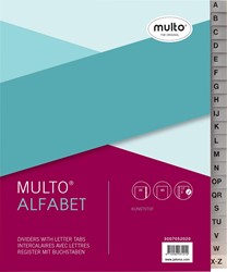 Multo intercalaires en plastique, pour ft A5, 17 trous, couleurs assorties