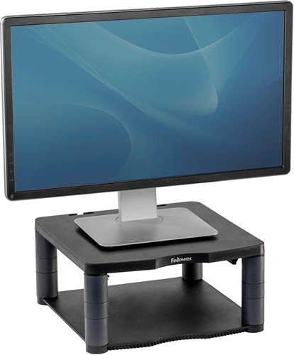 Fellowes support pour moniteur hauteur réglable (de 64 à 165 mm) avec base en plastique-2