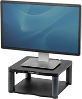 Fellowes support pour moniteur hauteur réglable (de 64 à 165 mm) avec base en plastique