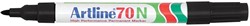 Artline Marqueur permanent 70N noir