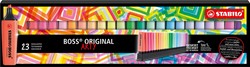 STABILO BOSS ORIGINAL surligneur Arty, deskset de 23 pièces en couleurs assorties