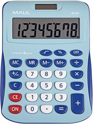 Maul calculatrice de bureau MJ 550, junior, bleu clair