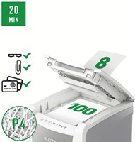 Leitz IQ Autofeed small office 100 destructeur de documents P4-3