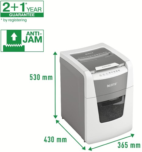 Leitz IQ Autofeed small office 100 destructeur de documents P5-3