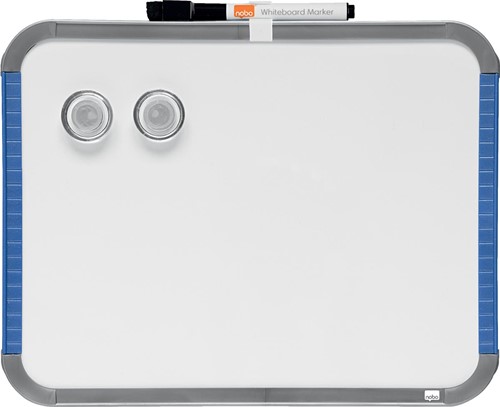 Nobo Slimline tableau blanc magnétique mini, acier, ft 22 x 28 cm