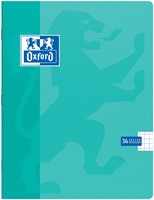 Oxford School cahier, ft A5, 72 pages (36 feuilles), quadrillé 5 mm, couleurs assorties-2