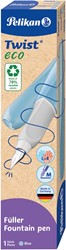 Pelikan Twist stylo plume Eco, avec recharge, bleu