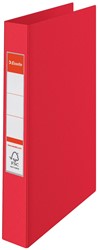 Esselte classeur à anneaux Vivida rouge, 4 anneaux