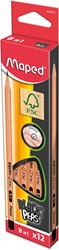 Maped crayon Black'Peps B, sans gomme