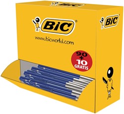 Bic stylo bille M10 Clic, bleu, offre spéciale