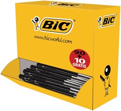 Bic stylo bille M10 Clic, noir, offre spéciale