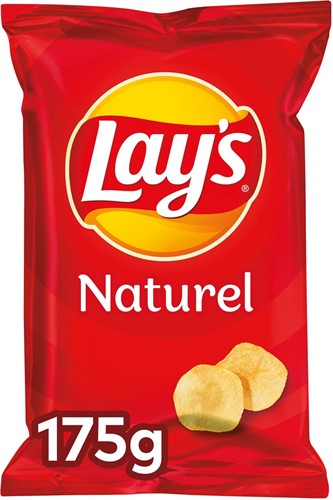 Lay's Chips Naturel, sachet de 175 g
