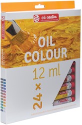 Talens Art Creation peinture à l'huile, tube de 12 ml, set de 24 tubes en couleurs assorties