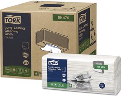 Tork Long Lasting papier de nettoyage, plié, W4, 90 feuilles, paquet de 4 pièces