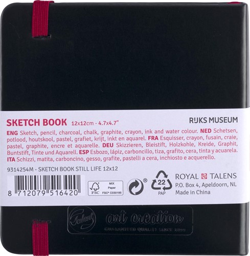 Talens Art Creation cahier de croquis Nature Morte, 140 g/m², ft 12 x 12 cm, 80 feuilles-3