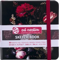 Talens Art Creation cahier de croquis Nature Morte, 140 g/m², ft 12 x 12 cm, 80 feuilles