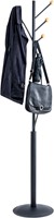 MAUL Porte-manteaux Aura, hauteur 180cm, 4 patéres, noir RAL9004-2