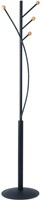 MAUL Porte-manteaux Aura, hauteur 180cm, 4 patéres, noir RAL9004