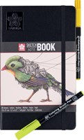 Sakura cahier de croquis, 140 g/m², ft 13 x 21 cm, blanc, 80 feuilles-2