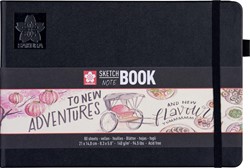 Sakura cahier de croquis, 140 g/m², ft A5, blanc, 80 feuilles
