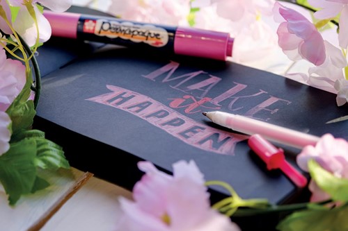 Sakura cahier de croquis, 140 g/m², ft A5, noir, 80 feuilles-3